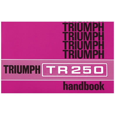 Håndbog TR250 USA