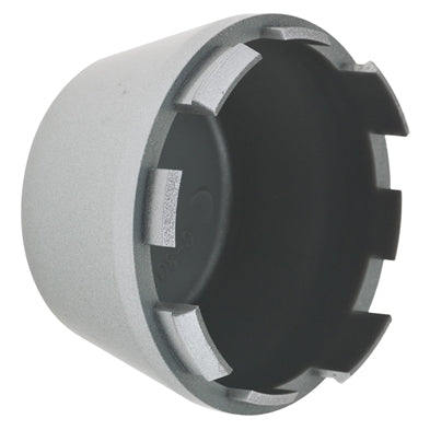 Centerkapsel i plastic sølv Ø61mm hul Minilite (2)