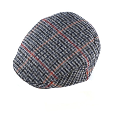 Sixpence cap grå m/blå-rød-sort