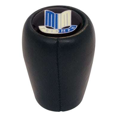 Gear knop i læder Triumph logo