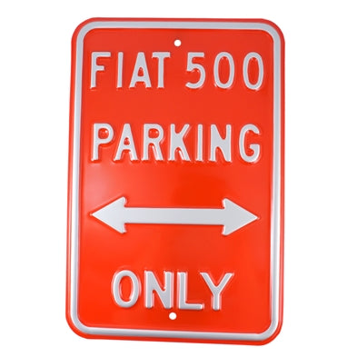 Fiat 500 parking only