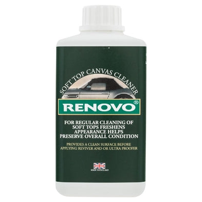 Renovo Mohair/Canvas kaleche rengøring