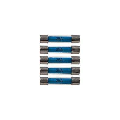 Sikringspak med 5 stk. 25 amp.