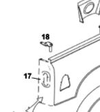 Indsvendig trekantstiver til sidepanel venstre (3)