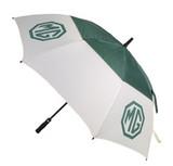 Golf paraply hvid / grøn
