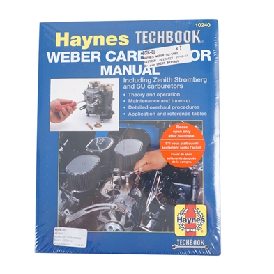 Haynes Weber Carburetor Manual