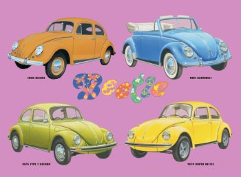 VW Beetle collage