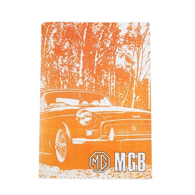 MGB Instruktionsbog dansk 1970 modeller