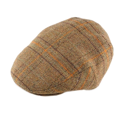 Sixpence cap waterproff grøn m/orange striber