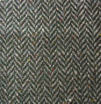 Vintage Cap Green Herringbone Tweed XL (1)