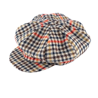 Lady Vintage Cap Ternet rød/gul/grøn