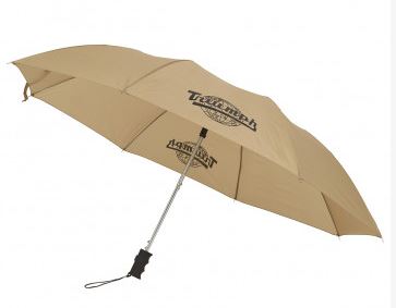 Paraply i beige med TR logo (vandtæt ;-) (1)