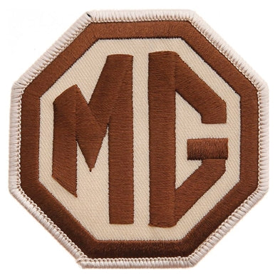 Patch MG Logo brun/creme