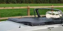 Tonneau venstr. Sprite mk4 Midget mk3&4 sort vinyl