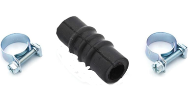 Harmonika slange mellem vandpumpe og topstykke