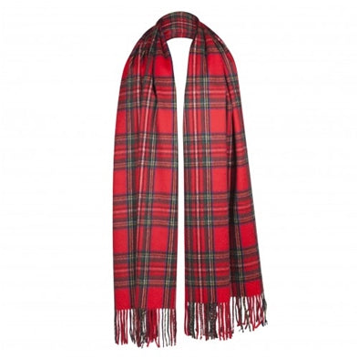 Royal Stewart sjal blød lambswool 200x70 cm