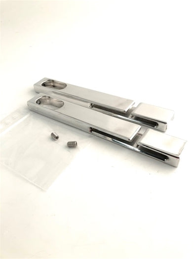 Seleholdersæt i poleret aluminium * (3)