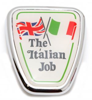 Emblem The Italian Job til motorhjelm 