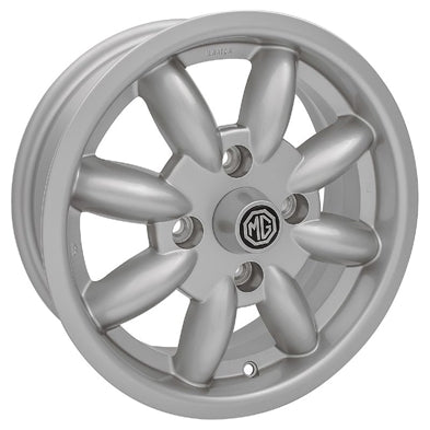 Minilite sølv fælge 14 x 5,5" MGB