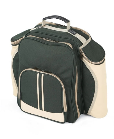 Picnic rygsæk deluxe  til 4 personer skovgrøn (3)