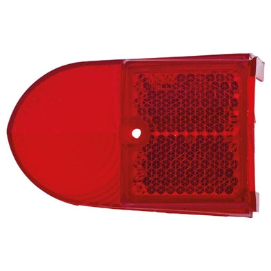 Baglygteglas rød venstre Mini Mk1 (2)