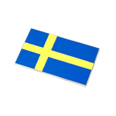Emaljeemblem Sverige Flag 6,5 x 4cm (1)