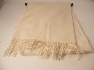 Cashmere sjal Vinterhvid (1)