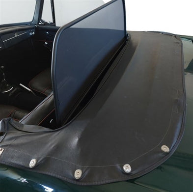 Vindstop MGB/C sort incl. beslag (1)