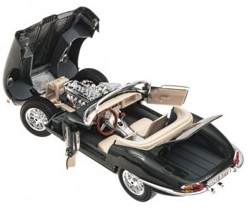 Model Jaguar e-Type 1961 Green 1:18 (2)