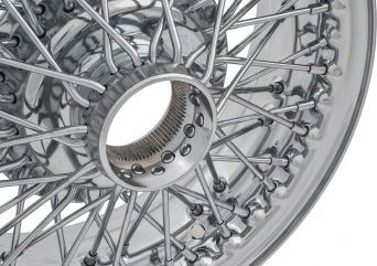 Trådhjuls fælg rustfri til Spitfire 13"x4,5 (2)