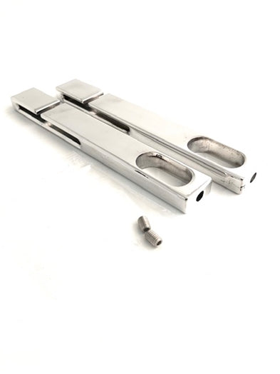 Seleholdersæt i poleret aluminium * (1)