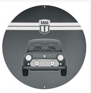 Rundt skilt med Mini motiv Ø35,5