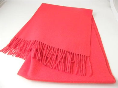 Cashmere sjal Rød (1)