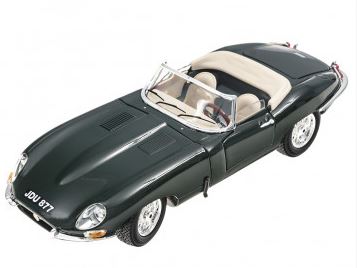Model Jaguar e-Type 1961 Green 1:18 (1)