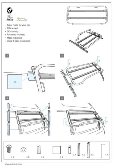 Bagagebærer i krom AH BN7-BJ8 (3)