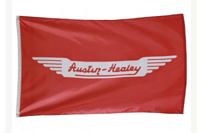 Flag Austin Healy rød 92x150 cm (1)