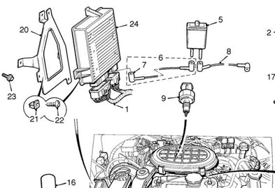 Caccum slange indsug manifold til "fuel trap" SPI (2)