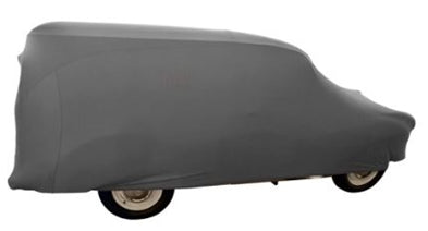 Støvdækken grå m. Minor logo til van & traveller (2)