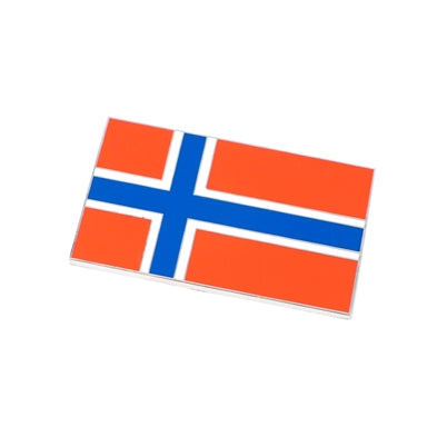 Emaljeemblem Norge Flag 6,5 x 4 cm (1)