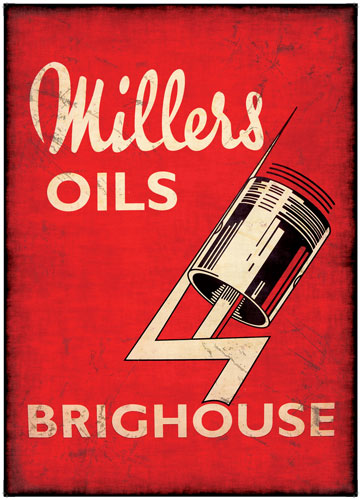 Millers Oils Brighouse Piston 50x70 cm