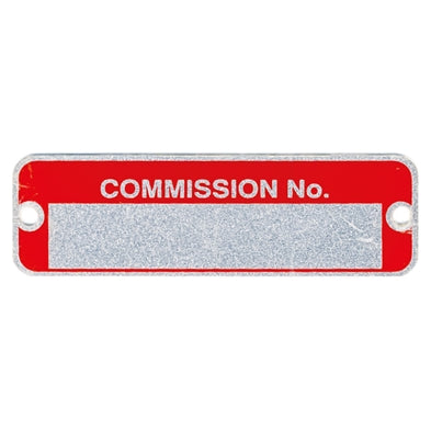 Commision Plate MGB 1967-80