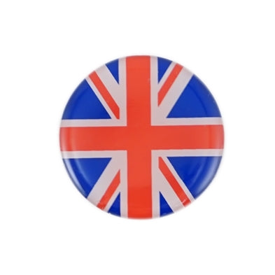 Union Jack Emblem 27 mm stick on /Mini
