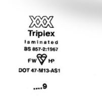 Forrude Triplex Pilkington BN4-BN7 &BT7 (2)