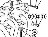 Klamme til manifold - til flere modeller*  (3)