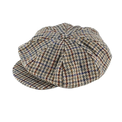 Lady Vintage Cap Ternet Tweed blå/brun
