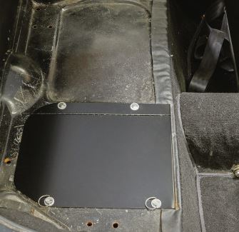 Batterilåg MGB quick-løft fra 1974 (gummikofanger) (3)
