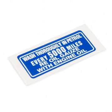 FILTER DECAL AC MGTC
