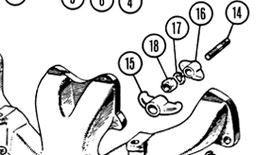 Støttebolt manifold / topstykke 2,3/8"lang TR2-4A (2)