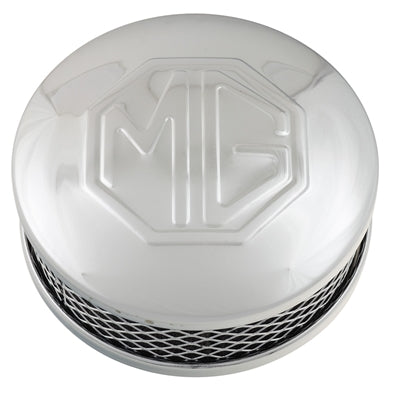 Luftfilter i krom med MG logo 1½" (1)
