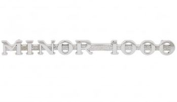 Emblem Minor 1000 til motorhjælm Minor fra 1956